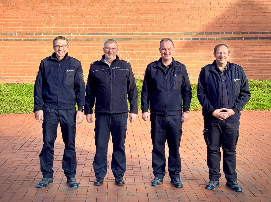 Flensburger Stadtwehrführung mit dem Landesbrandmeister Jörg Nero